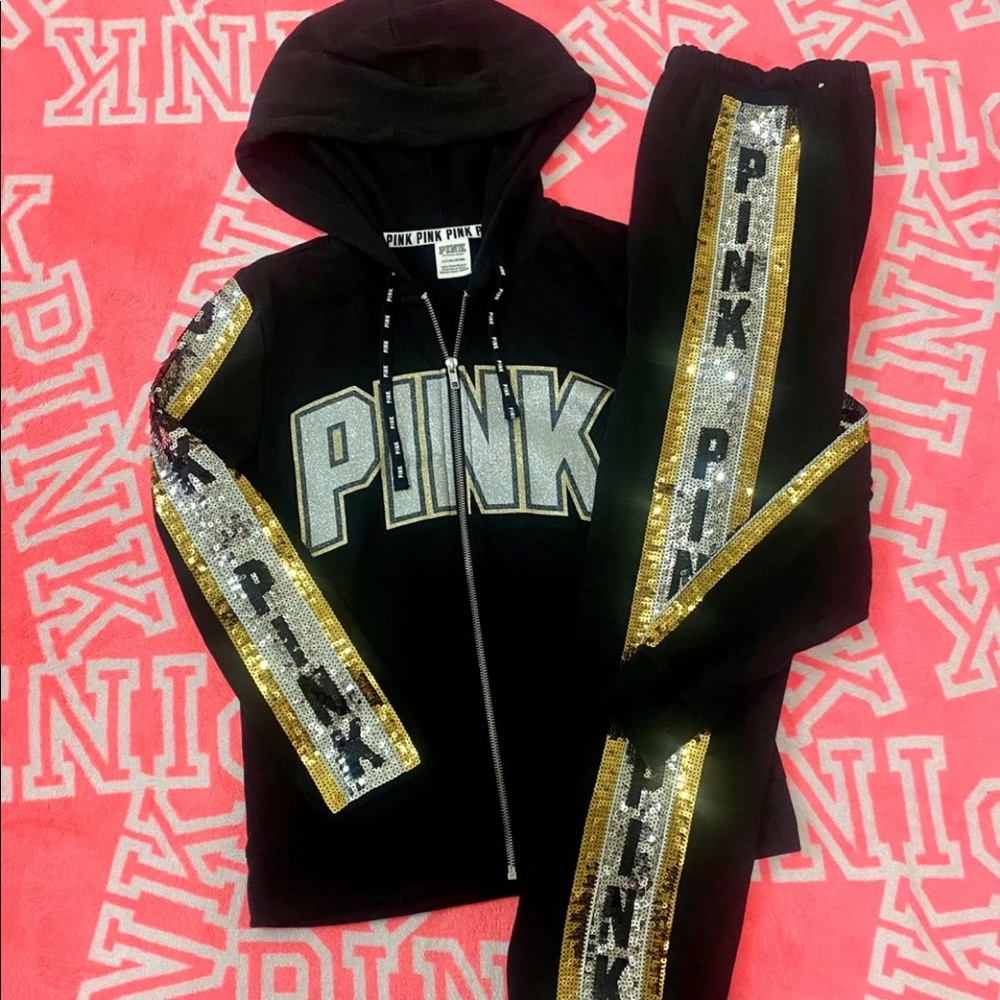 PINK Silver and Gold Bling Set